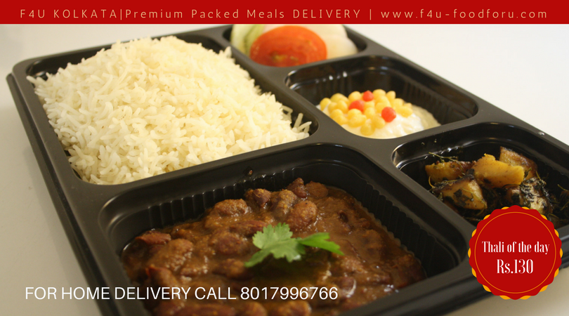 Delicious Thalis – F4U KOLKATA delivers to your home or workplace.